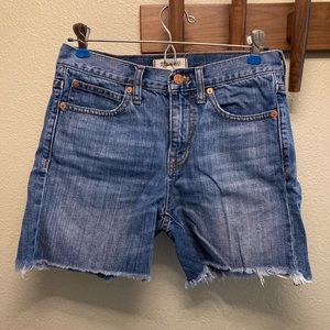 Madewell denim shorts 25